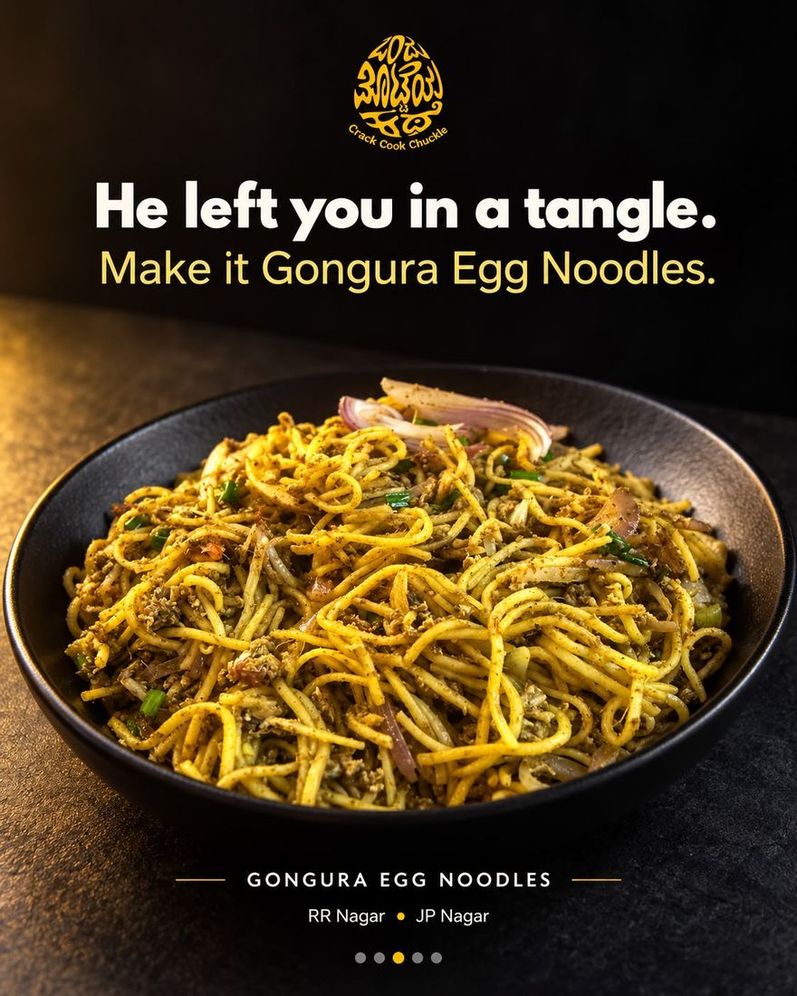 Gongura Egg Noodles
