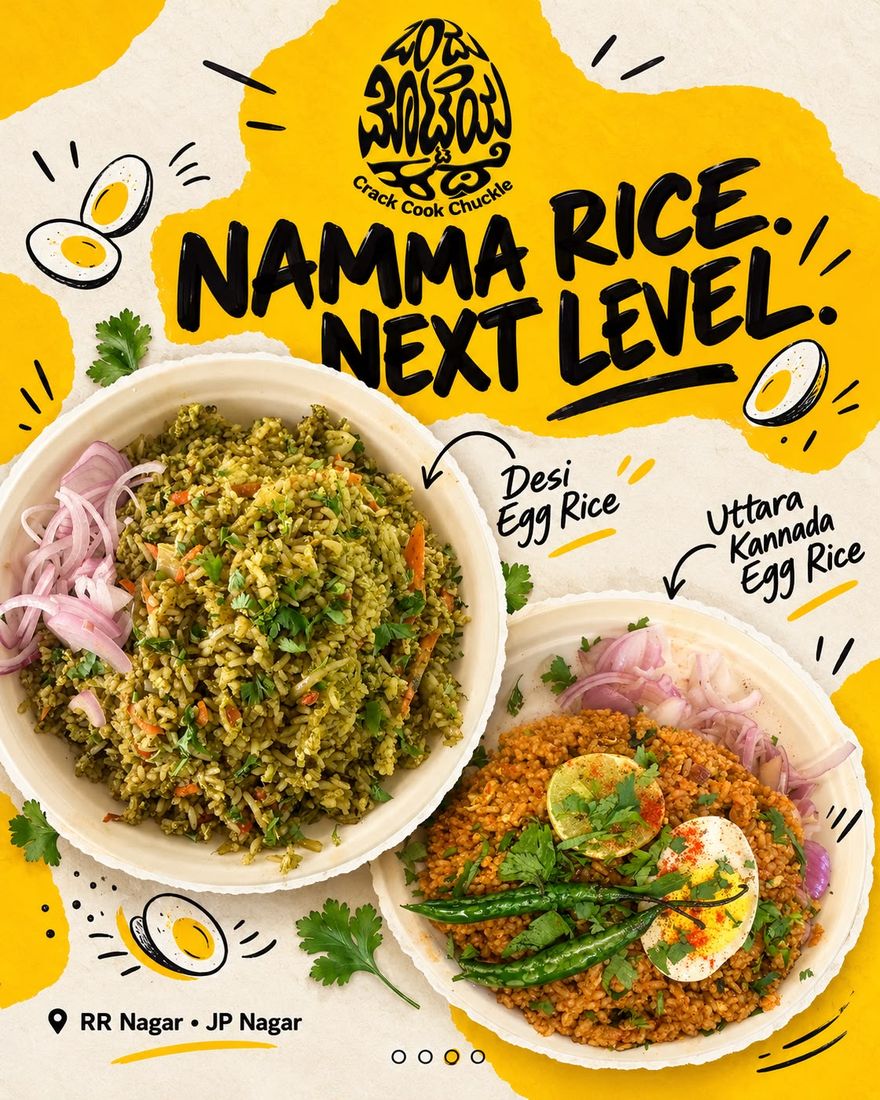 Namma rice, next level: Desi Egg Rice and Uttara Kannada Egg Rice